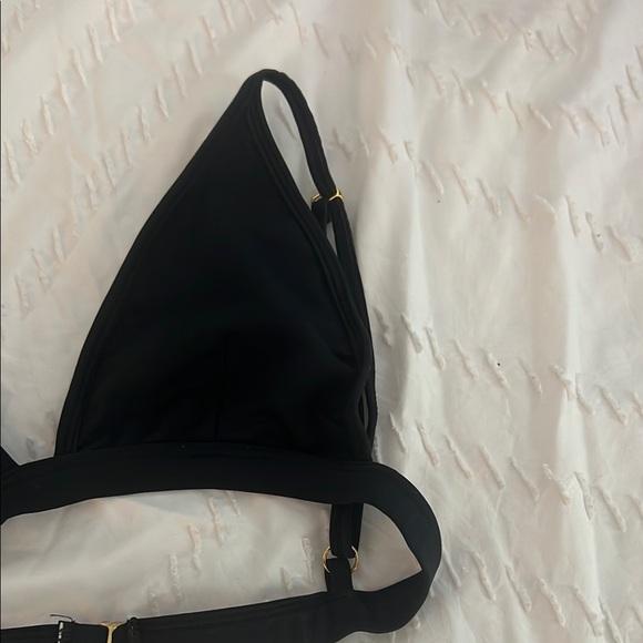 Black Triangle Bikini Bralette - Picture 4 of 8